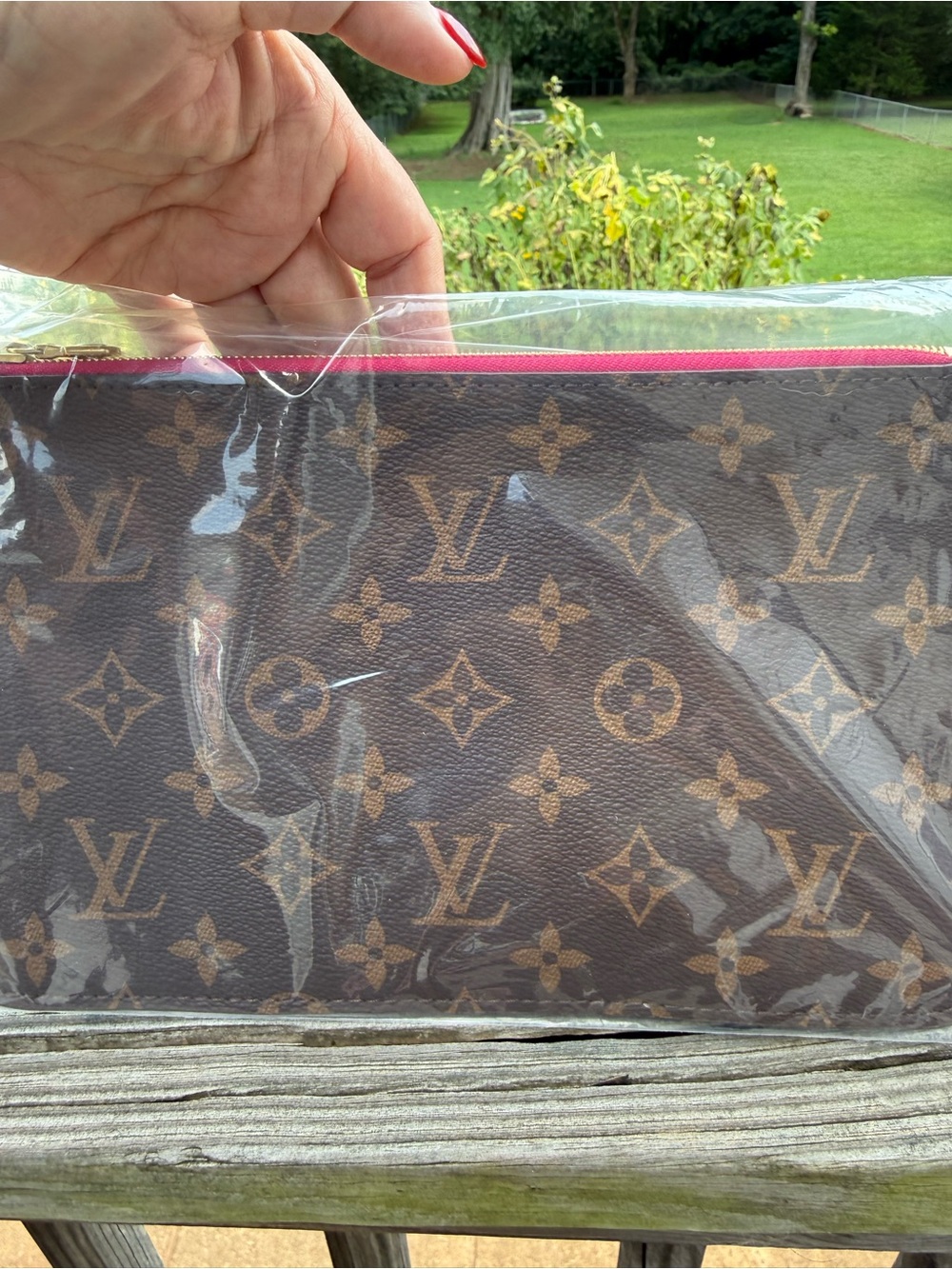 Brown Monogram Canvas Tote Bag - Picture 13 of 15